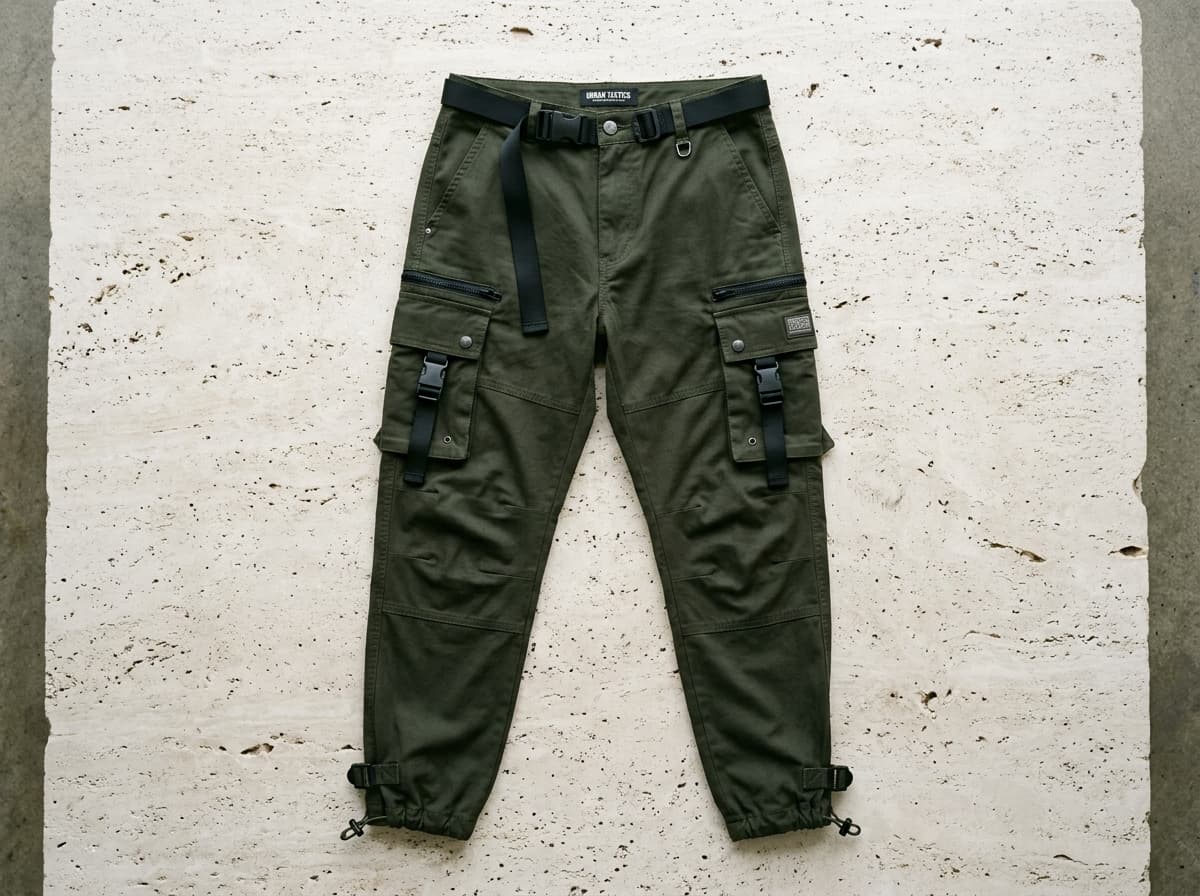 Tactical Multi-Pocket Parachute Cargo Pants