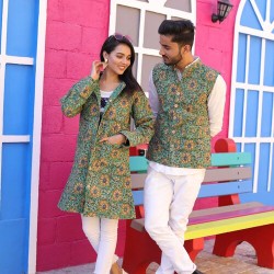 Bagru Cotton Printed Reversible Quilted Jacket – Smart, Stylish & Comfortable!