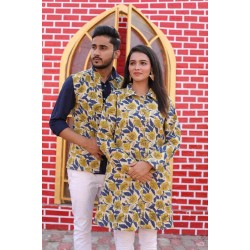 Bagru Cotton Printed Reversible Quilted Jacket – Smart, Stylish & Comfortable!