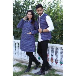 Bagru Cotton Printed Reversible Quilted Jacket – Smart, Stylish & Comfortable!