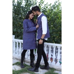 Bagru Cotton Printed Reversible Quilted Jacket – Smart, Stylish & Comfortable!