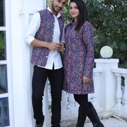 Bagru Cotton Printed Reversible Quilted Jacket – Smart, Stylish & Comfortable!