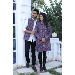 Bagru Cotton Printed Reversible Quilted Jacket – Smart, Stylish & Comfortable!