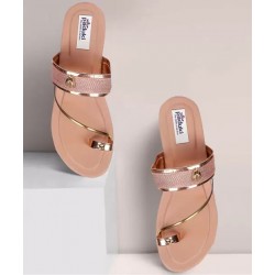 Women Pink Flats Sandal